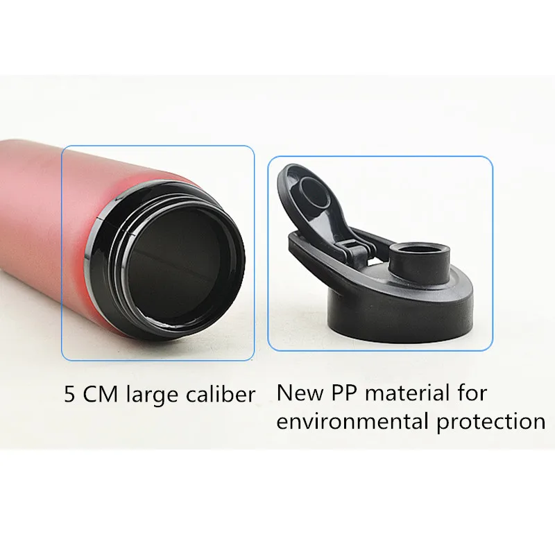 Портативная одностенная 700 мл Высокая емкость из нержавеющей стали велосипедная