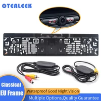 Рамка для автомобильных номеров с подсветкой и камерой заднего вида