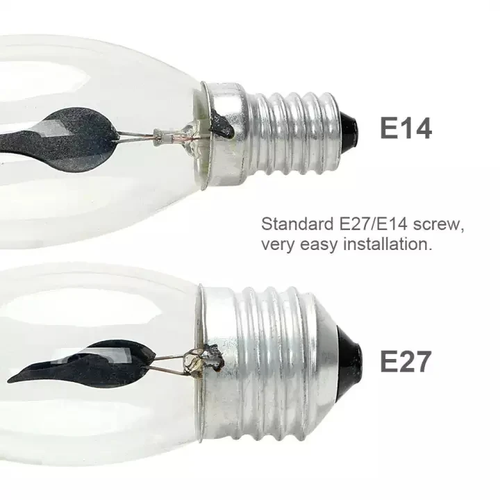 

Led Vintage E14 E27 Bulb Candle Light Flame Effect Bulb Decor Glass Bulb Vintage Candle Light