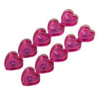 10pcs smokeless jelly candles love heart candle valentines day birthday decor q1qc