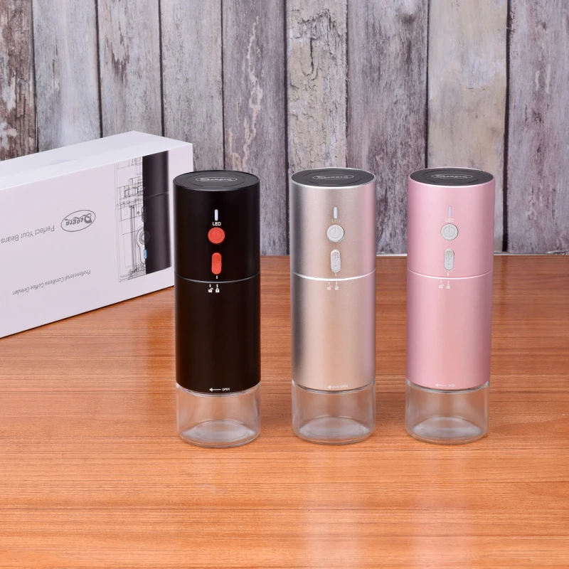 Портативная кофемолка из нержавеющей стали 304 с USB зарядкой автомобильная