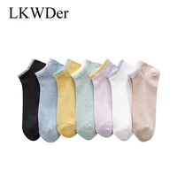 lkwder 5 pairslot womens cool mesh ankle socks cotton spring summer thin style breathable low cut socks hosiery drop shipping