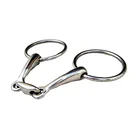 Мундштук 10,5 см из нержавеющей стали, кольцо Snaffle Bit, Конное оборудование, продукт для лошадей
