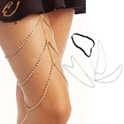 Женское многослойное пляжное ожерелье, Пляжная цепочка с плетением для тела, Ювелирное Украшение для лета, 3 слоя