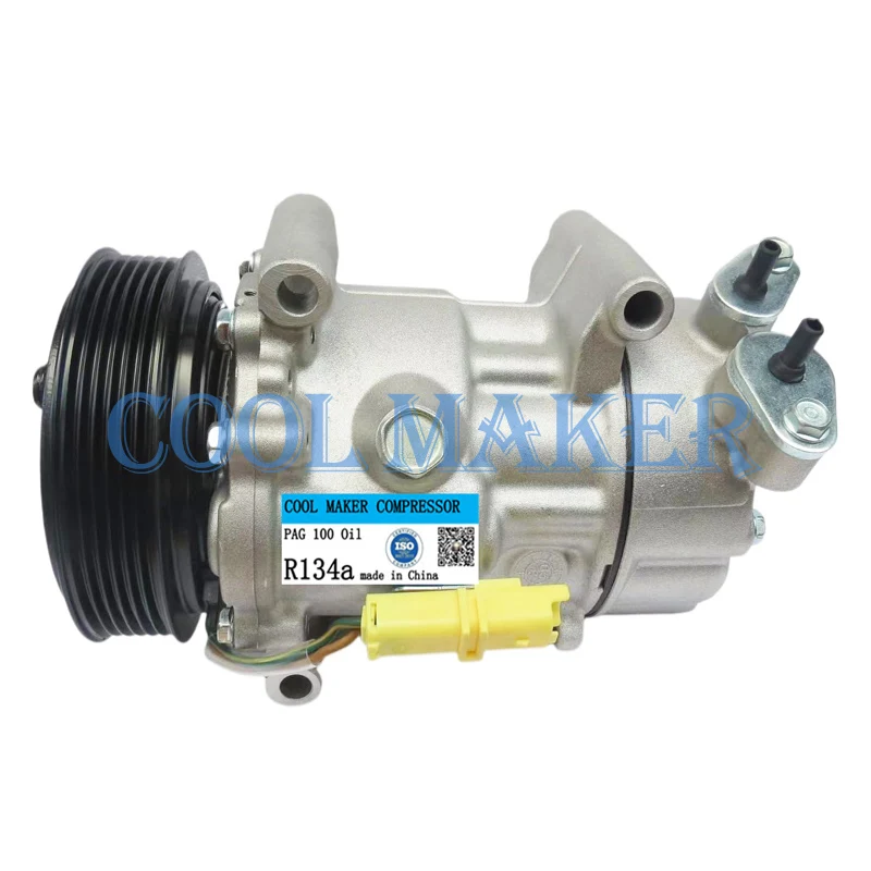 9671456680 9655191580 для Peugeot 206 307/Citroen/Fiat/Mini Компрессор переменного тока 9684480480 6453QH 9800822280