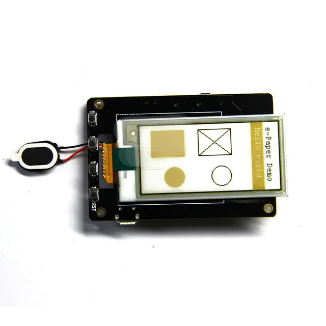 2.13 inch TTGO T5S V1.2 Wifi модуль системы беспроводной связи bluetooth база ESP-32 Esp32 желтый дисплей EPaper Sperker электрическая макетная плата - Цвет: 2.13 inch