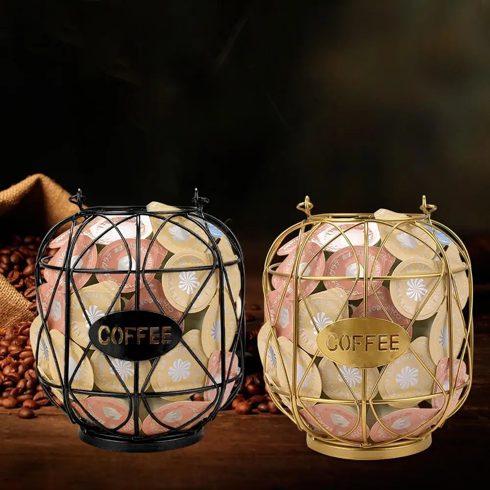 

Большая открывающаяся подставка для кофейных капсул с ручками