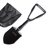outdoor equipment folding engineer shovel vehicle mounted shovel camping medium black multi function shovels