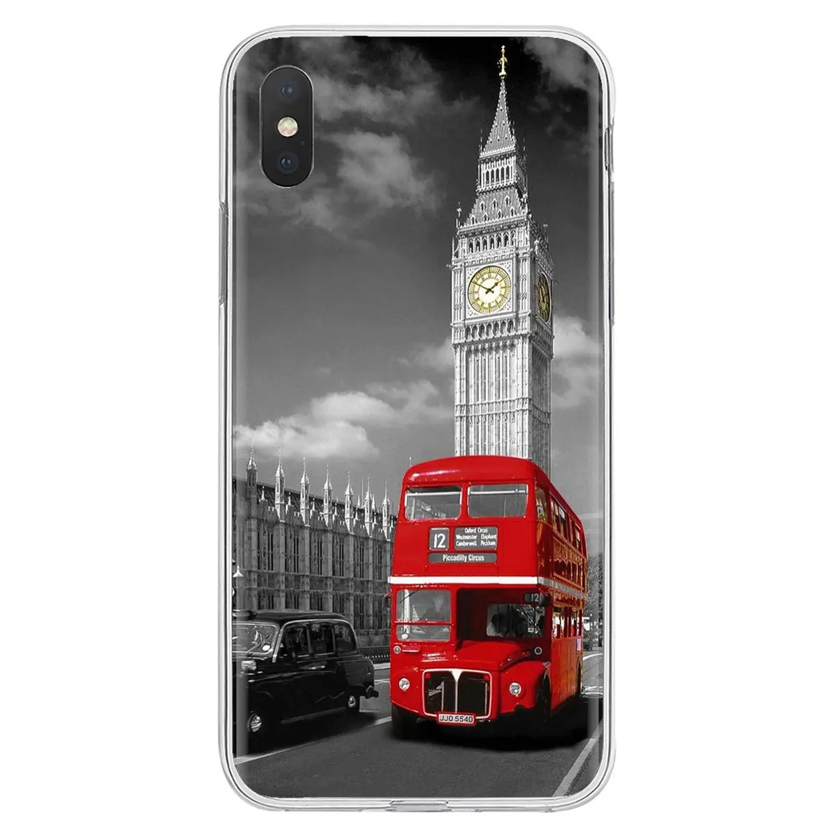 Мягкий чехол для телефона из ТПУ с изображением британского Лондона Красного