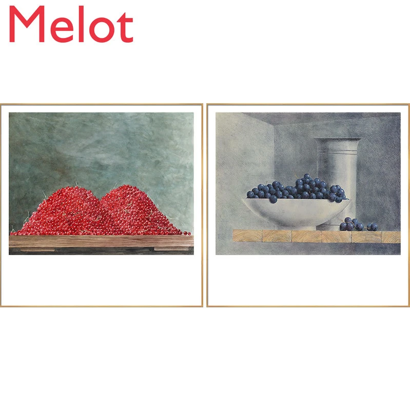 

Restaurant Food Decorative Painting Modern Dining Room Painting Living Room High-End Mural Fruit Painting Single home decore