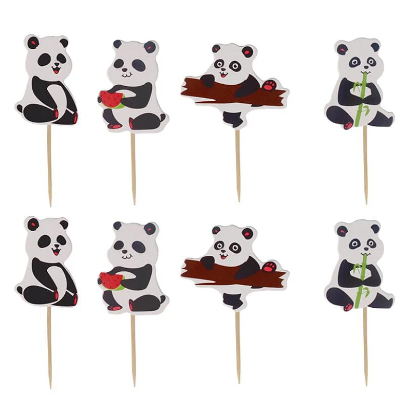 Большая панда китайское национальное сокровище топпер для торта с животными 24