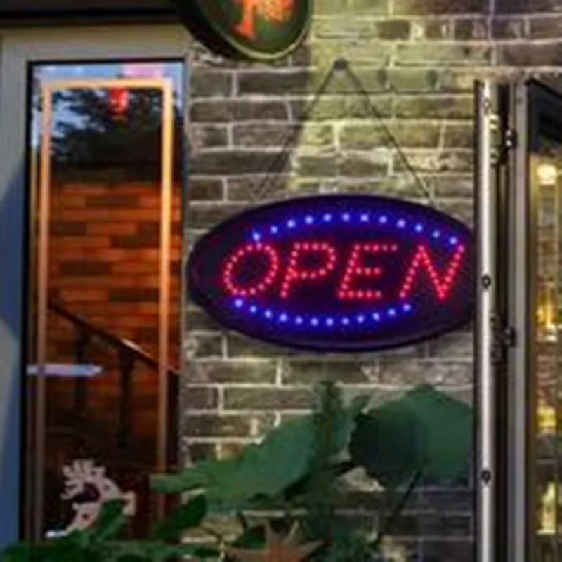 Светодиодный неоновый светильник с открытой вывеской для магазина