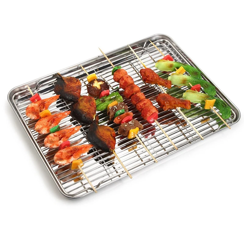 Набор для выпечки противень из нержавеющей стали тарелка печенья не липкая легко