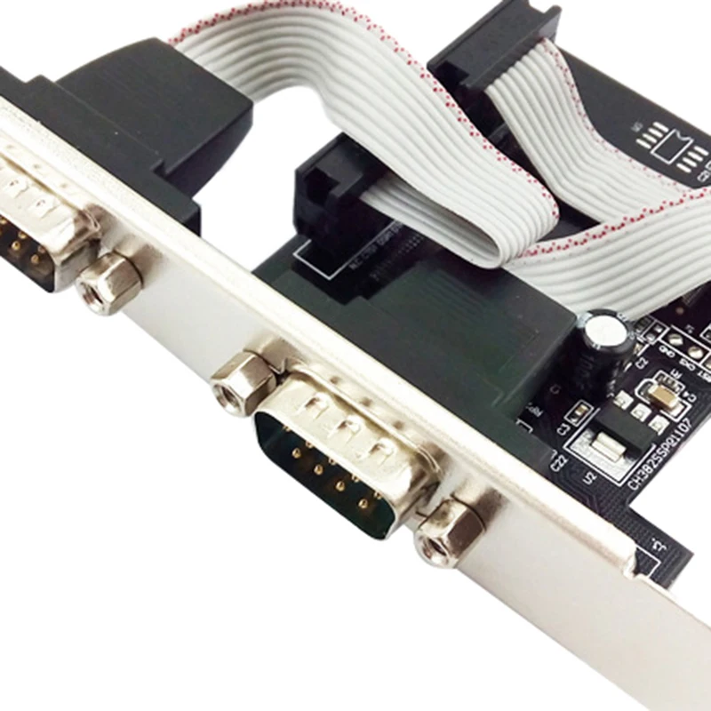 RS232 черный с диском расширения карты высокоскоростной добавить на WCH382L 9 Pin PCI-E