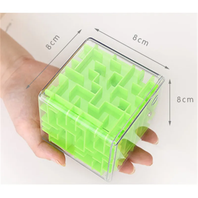 3D прозрачный лабиринт шестигранная игрушка головоломка чехол для ручной игры