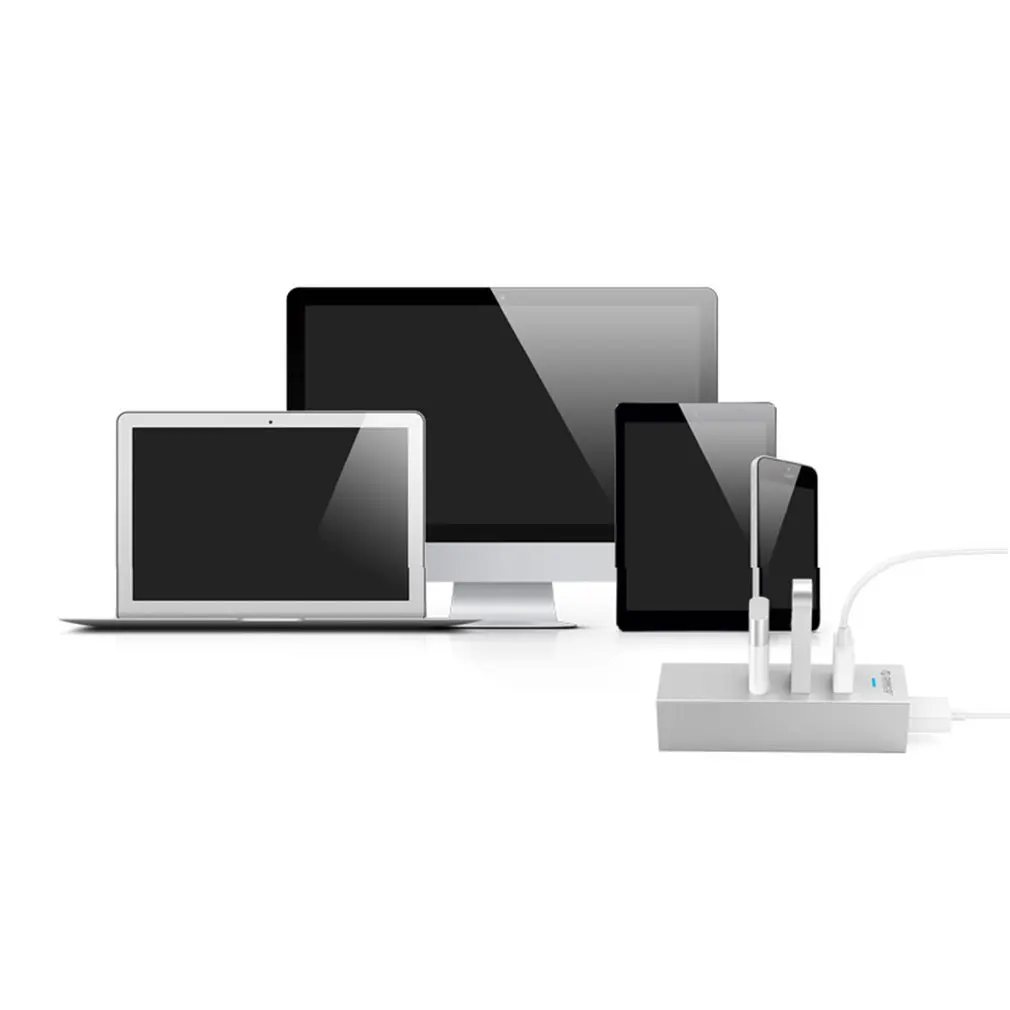 ORICO ASH3L U3 алюминиевый usb хаб высокоскоростной USB3.0 сплиттер с RJ45 порт гигабитный