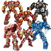 new marvel building blocks bricks iron man hulkbuster war machine super heroes avengers infinity war children kids toys gifts