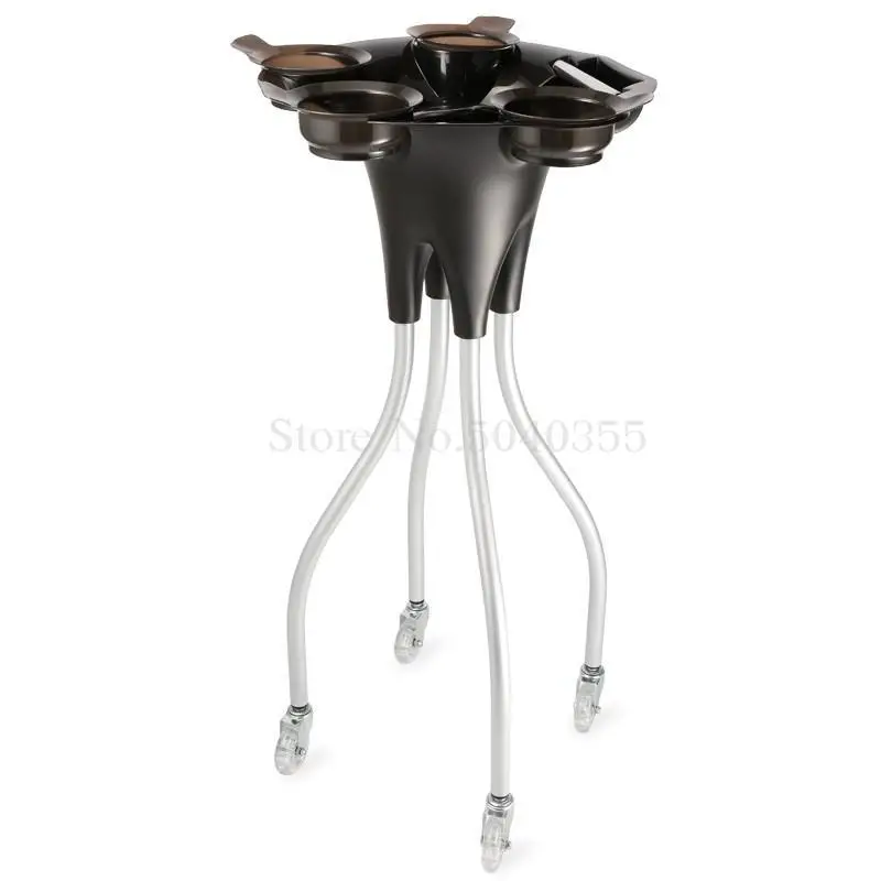  New hairdressing stroller beauty salon hair barber shop hot dyed hairpin oil bracket bowl car dyeing tool |