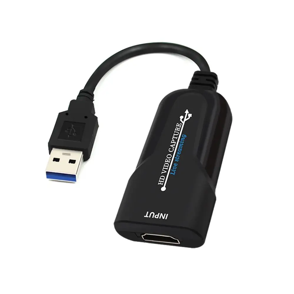 Portable USB 3.0 HDMI Video Capture Card 1080P Reliable streaming Adapter For PS4 Game DVD Camcorder HD Camera Recording Live |