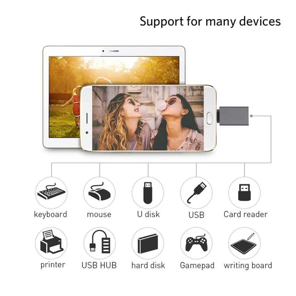 Micro USB OTG Adapter Male To 3.0 Female Connector Data Converter For Samsung Xiaomi Android Mobile Phone Adapters | Мобильные