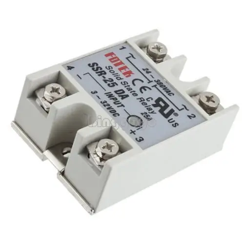 Халтрайтер-Полупроводниковый фетек SSR-25 DA -380 В ~/25A ~-твердотельное релейное