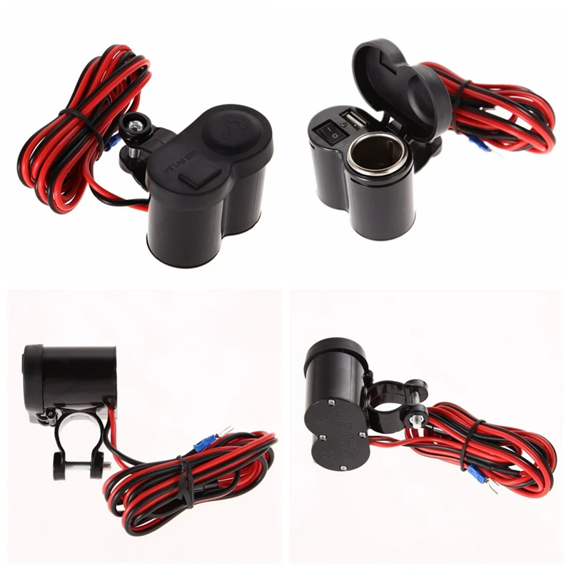 Новое универсальное водонепроницаемое автомобильное зарядное устройство 12 24 В