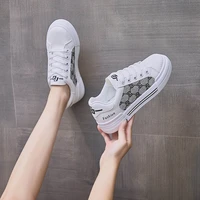 small white shoes 2021 autumn new korean style student leisure sports shoes womens trend thick soled running board shoes
