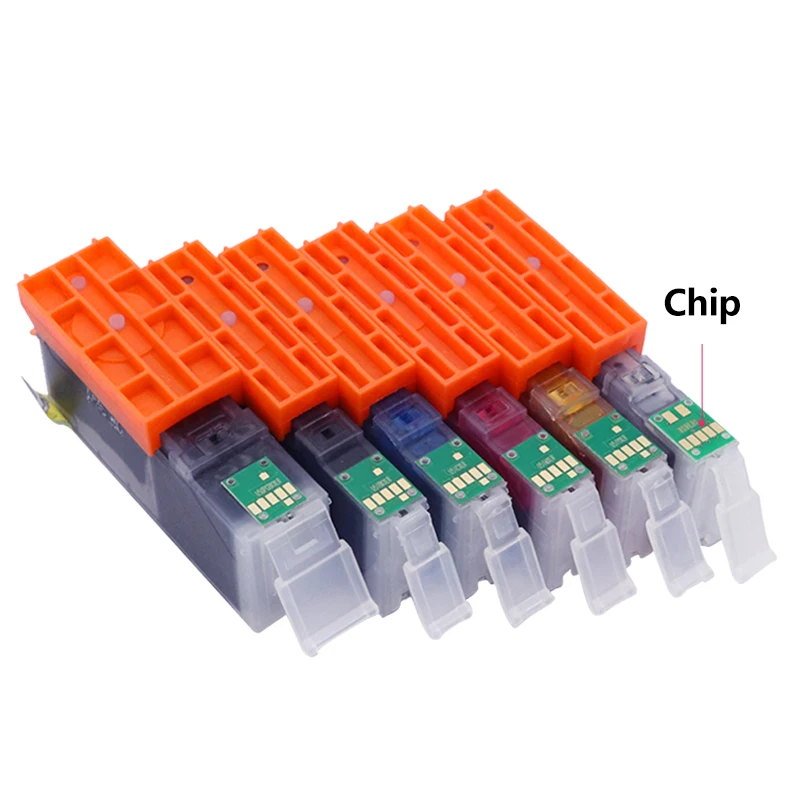 Многоразовые картриджи для принтера canon MG5770 MG6870 TS5070 TS6070 TS8070|Чернильные картриджи|