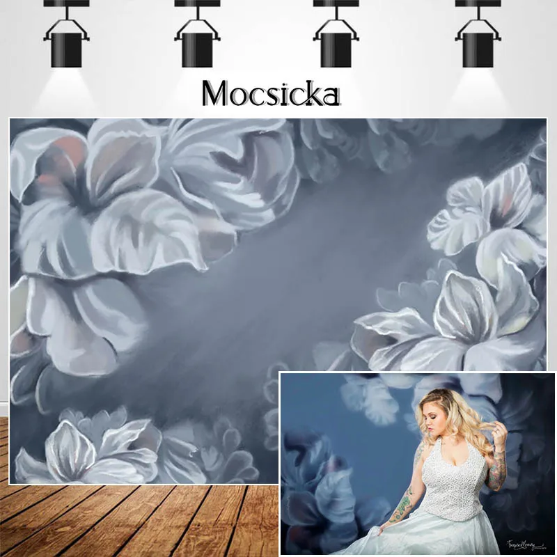 

Mocsicka Bloom Floral Photography Backdrops Abstract Flowers Newborn Pregnant Woman Portrait Photo Props Studio Booth Background