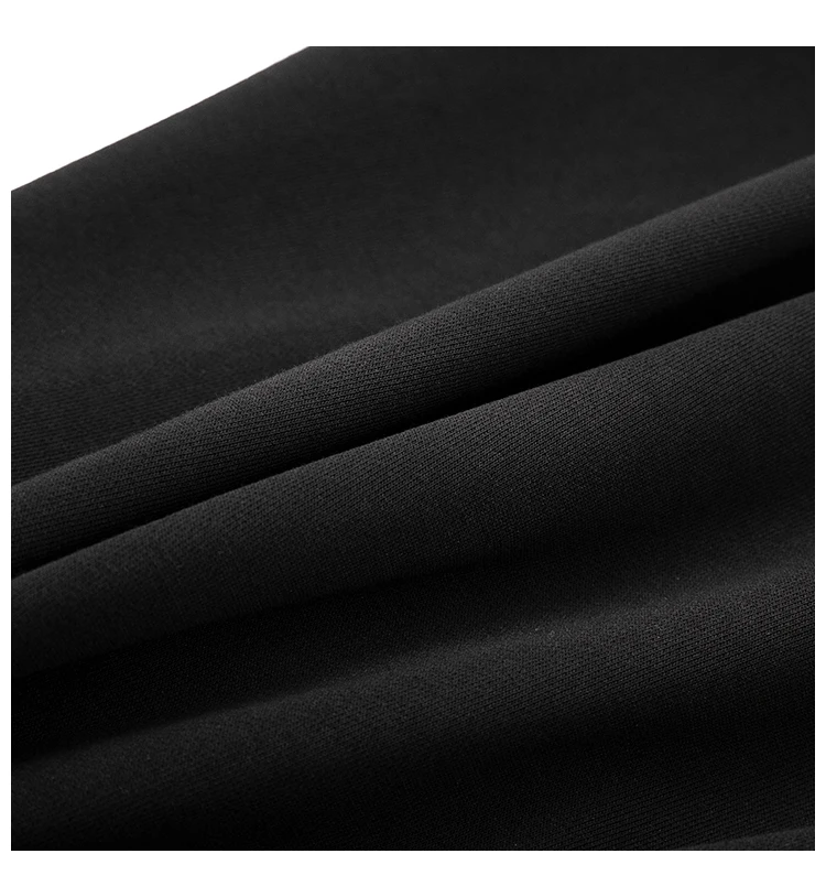 

SONDR Fashion Mid Waist Loose Simple Style Drastring Black Long Slim Casual Sports Harem Pants 2020 New Autumn / Winter