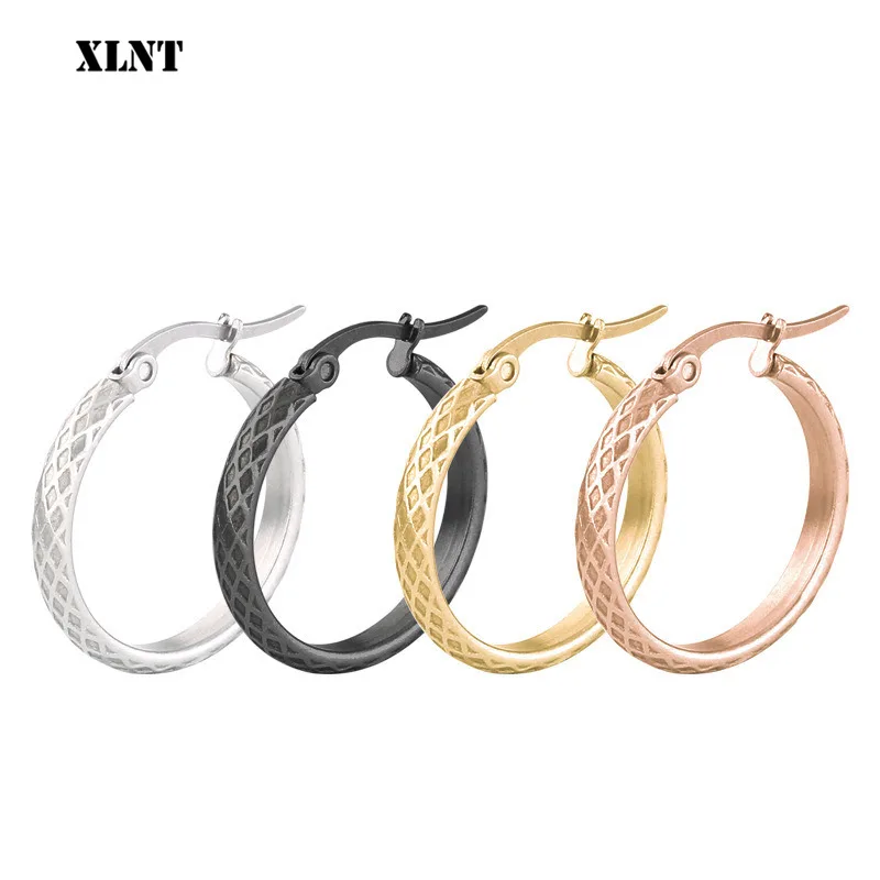 XLNT маленькая серьга кольцо для женщин золотые серьги кольца мини серебряные