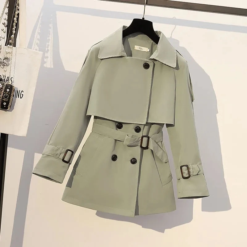 Женская свободная ветровка универсальная короткая куртка в Корейском стиле