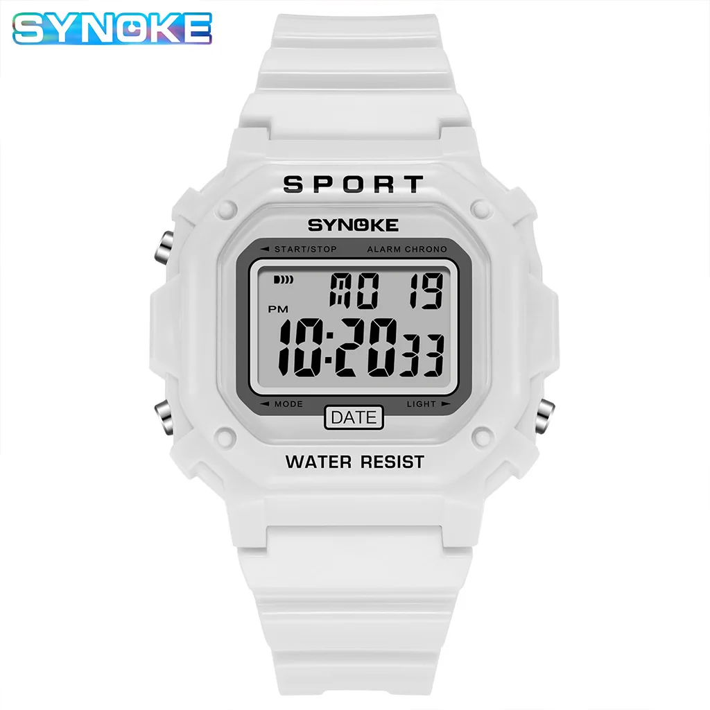 

Women Electronic Wristwatch Thin White Female Clock Waterproof Swimm Sport Watches Women LED Digital Watch For Girls Reloj Mujer