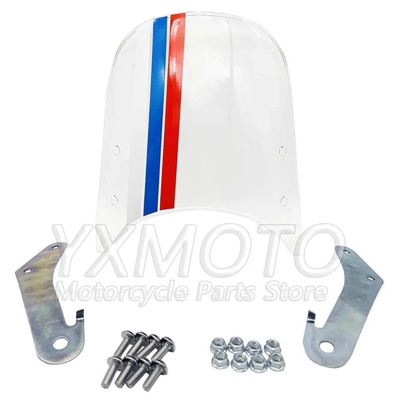 

motorcycle spray paint colorful windshield suitable for XJR400 Z900RS round headlight