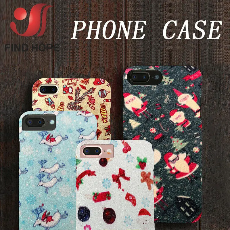 Блестящая блестящая Рождественская ткань из искусственной кожи для шитья