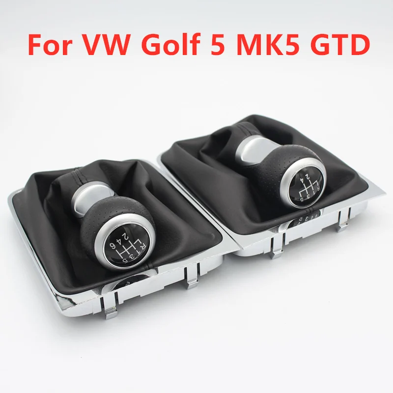 Ручка рычага переключения передач для VW Golf 5 MK5 R32 GTD GTI 2004 2005 2006 2007 2008 2009