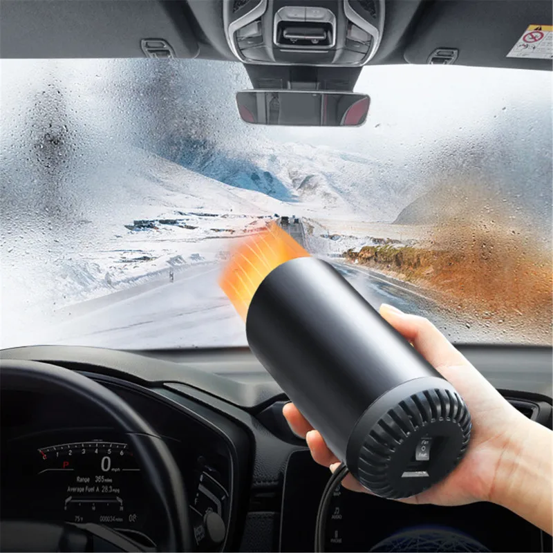 

12V Car Heater Vehicle Heating Cooling Fan Portable Defrosting and Defogging Small Electrical Appliance Car Heater Accessories