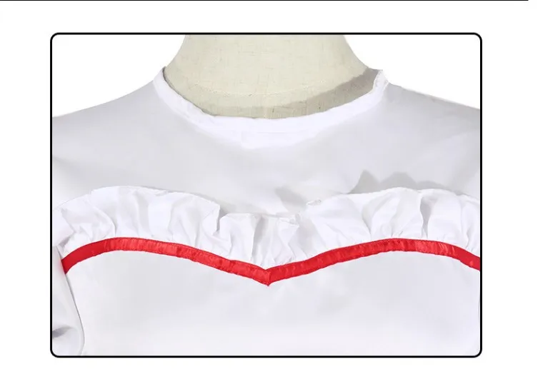 Костюм для косплея на Хэллоуин длинная белая кукла призрак Аннабель парик с