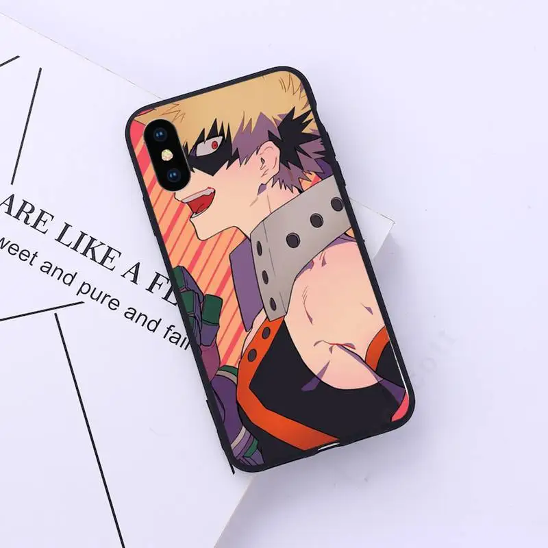 

Boku no Hero Academia Phone Case for iPhone 11 12 pro XS MAX 8 7 6 6S Plus X 5S SE 2020 XR
