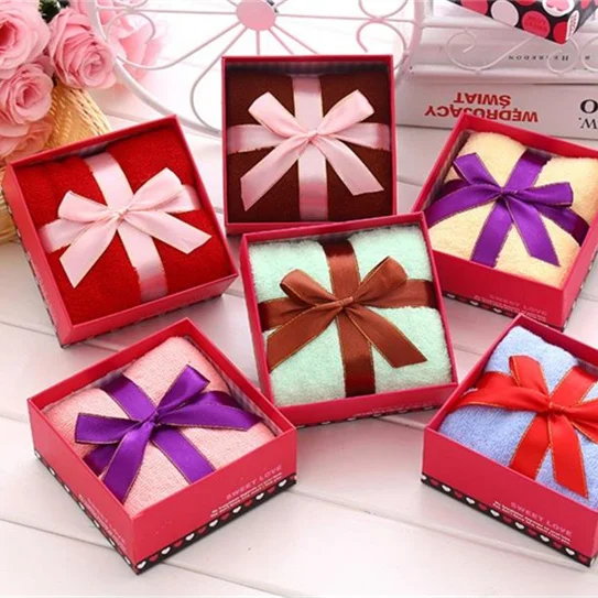 

35*72cm towel Exquisite packaging gift box Creative towel Teachers' Day Valentine's Day Mother's Day Birthday Wedding party gift