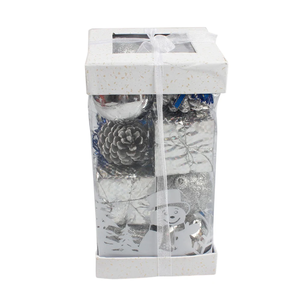 Сосновый конус Рождественский шар кулон набор Рождественская елка висячие