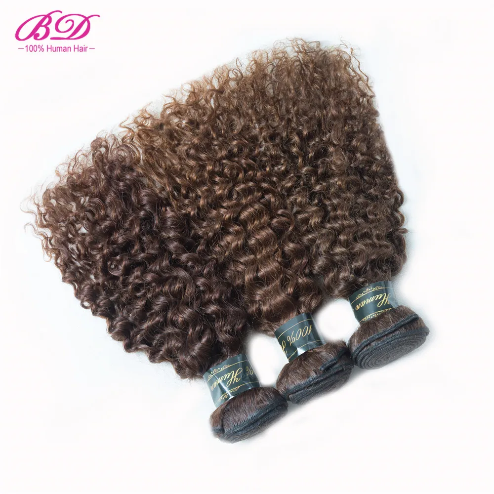 BD Hair кудрявые натуральные человеческие волосы желтые волнистые пучки 3 шт./лот
