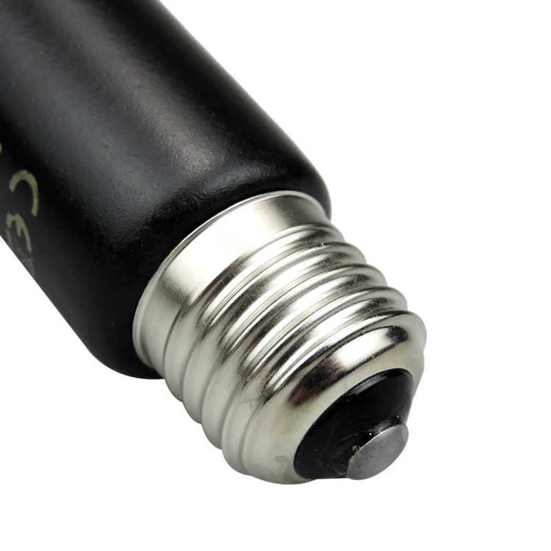

Ceramic Emitter Heat Lamp Bulb Pet Heating Light Ceramic Heate Bulb Infrared Black for Reptile Animals Heater Brooder