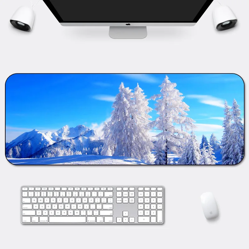 800 * 300 2mm Large Scenery Mouse Pad Cute Anime Gaming Computer Keyboard Mat Gamer Kawaii Desk Education & Office Supplies | Канцтовары