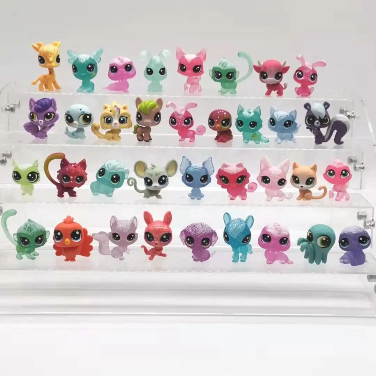 30pcs Случайная милая кукла маленькое животное модель игрушки мини-кошка старый магазин домашних животных lps игрушки пластиковая Коллекция фигурка детский подарок - Цвет: 30pcs