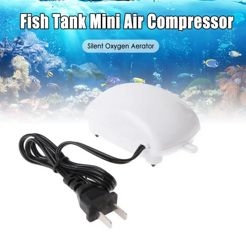 

Ultra Silent Aquarium Fish Tank Oxygen Air Pump Mute Fish Tank Aerator Pump Hose Hydroponic Oxygen Plate Aquariums Accessories
