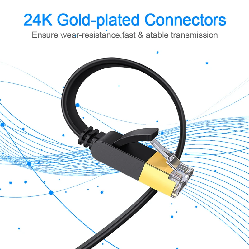 Ethernet кабель Anmck RJ45 Cat7 Lan UTP CAT 7 RJ 45 сетевой патч корд для настольных компьютеров