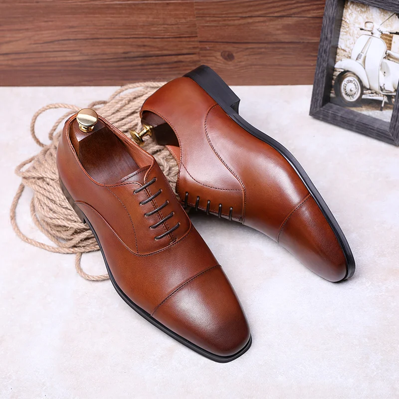 Мужская повседневная обувь модные мужские лоферы оксфорды на плоской подошве