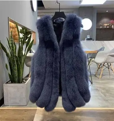 

Warm Beautiful Look Elegant Female Natural Real Fox Fur Coat Ladies Highest Quality Luxury Outwear Thickening Women's Fur Coat