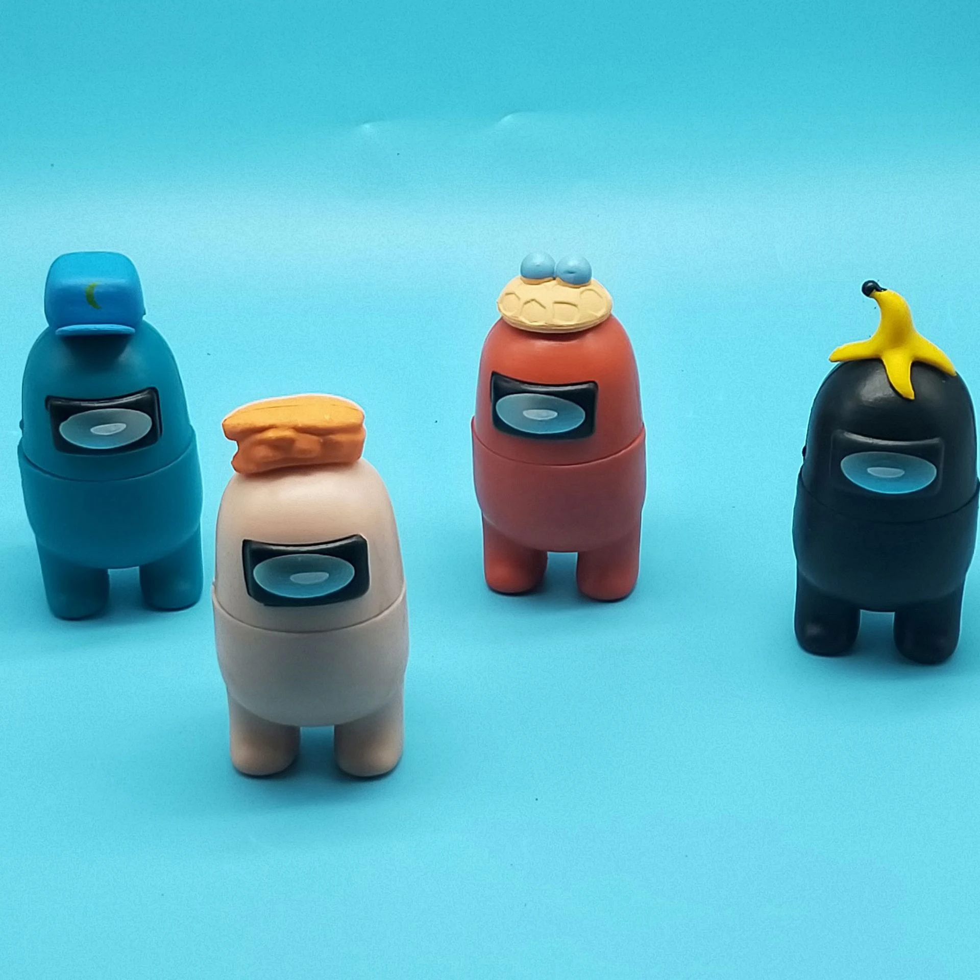 

12PCS Hot Game Among Us Figures Model Toys Carton Anime Game DIY Decoration Dolls Kids Gift